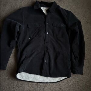 Men's Black Fleece Jacket